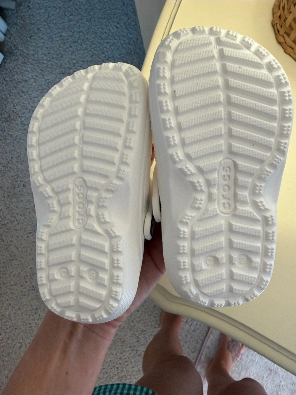 CROCS white kids